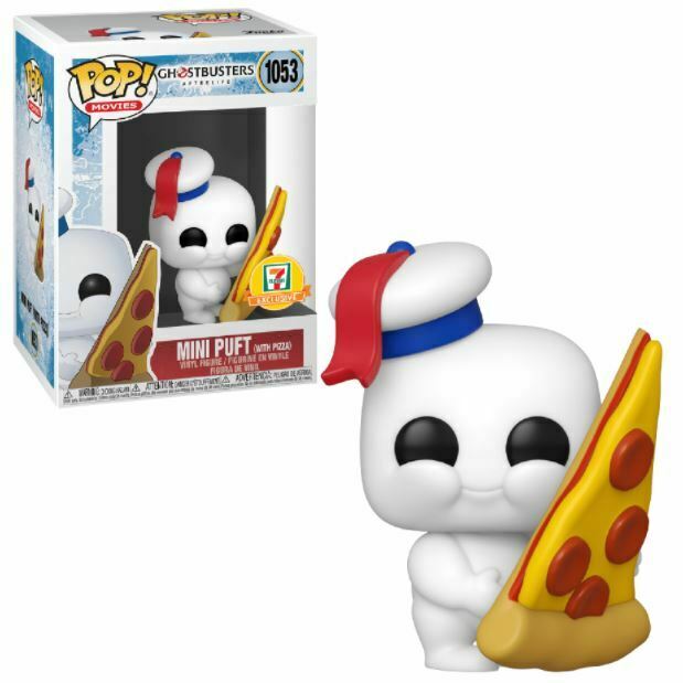 Funko POP! Movies: Ghostbusters Afterlife - Mini Puft [With Pizza] (7-Eleven) #1053