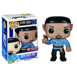 Funko POP! Television: Star Trek The Next Generation - Mirror Universe Spock (PX Preview Missing Sticker) #82