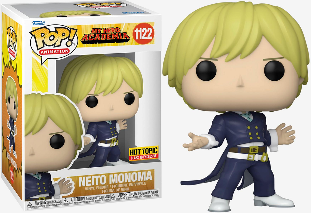 Funko POP! Animation: My Hero Academia -  Neito Monoma [Class 1B](Hot Topic) #1122