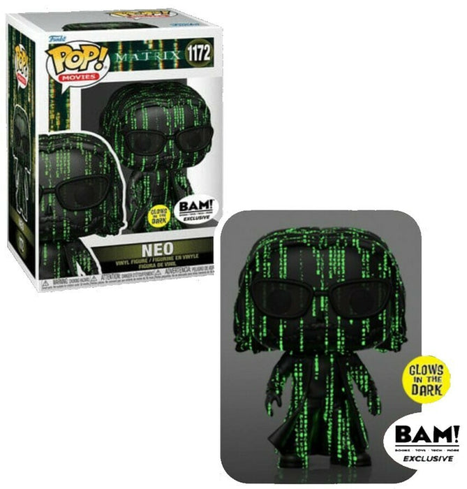Funko POP! Movies: Matrix - Neo [Coded] (GiTD)(BAM!) #1172
