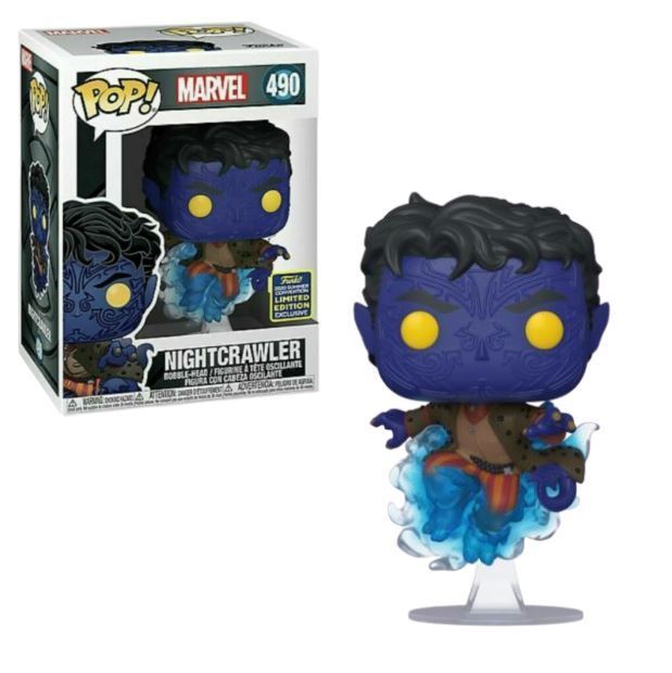 Funko POP! Marvel: Nightcrawler (2020 Summer Convention)(Damaged Box) #490