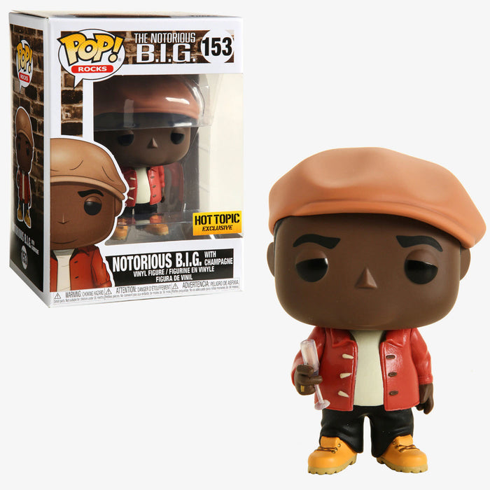 Funko POP! Rocks: The Notorious B.I.G with Champagne (Hot Topic) #153