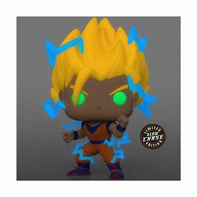 Funko POP! Animation: Dragon Ball Z - Super Saiyan Goku (PX Previews)(GiTD)(CHASE)(Damaged Box)[A] #865