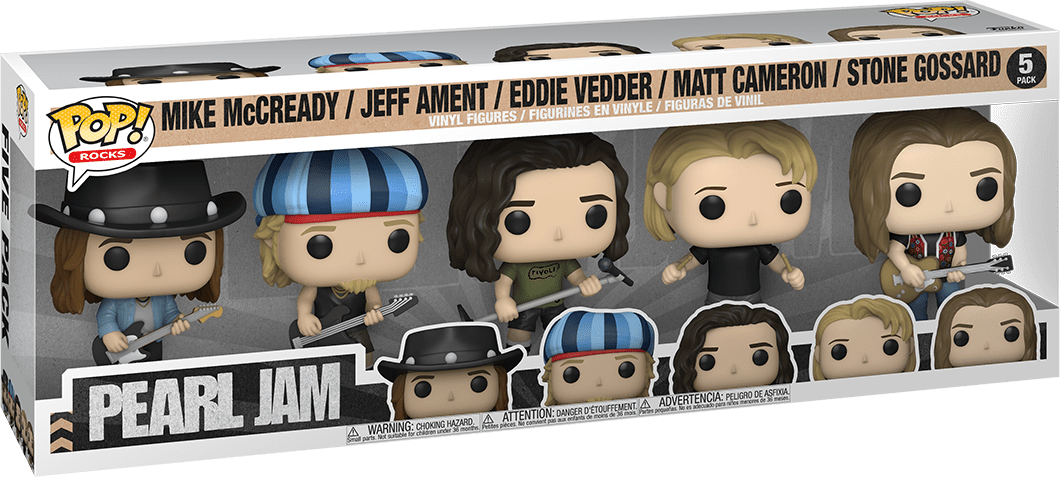 Funko POP! Rocks: Pearl Jam - Mike McCready/Jeff Ament/ Eddie Veder/ Matt Cameron/ Stone Gossard [5-Pack]