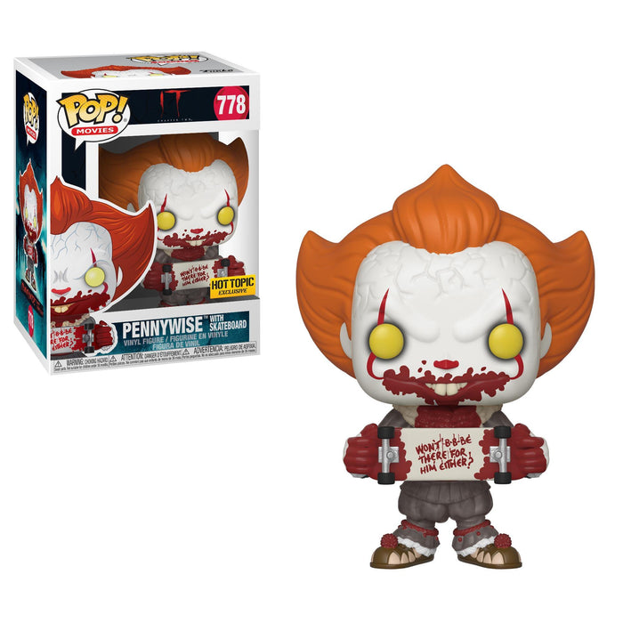 Funko POP! Movies: IT - Pennywise with Skateboard (Hot Topic) #778