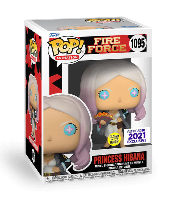 Funko POP! Animation: Fire Force - Princess Hibana (GiTD)(2022 Funimation)(Damaged Box) #1095