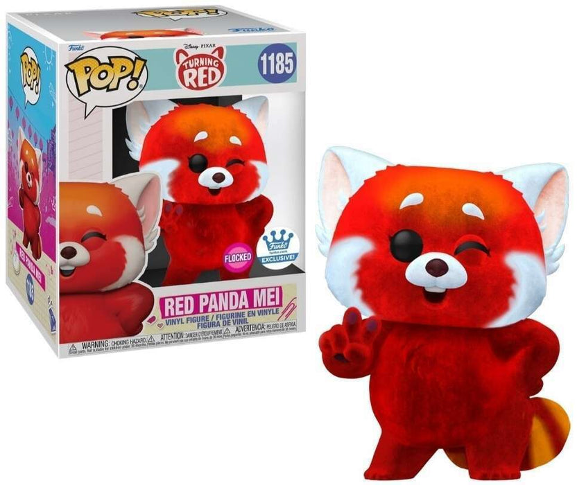 Funko POP! Turning Red: Red Panda Mei (Flocked)(Funko)(Damaged Box) #1185