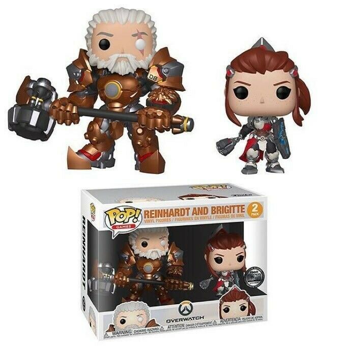 Funko POP! Games: Reinhardt And Brigitte (Blizzard) [2-Pack]