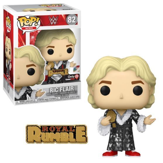 Funko POP! WWE: Ric Flair [Diamond](GameStop)(Damaged Box) #82