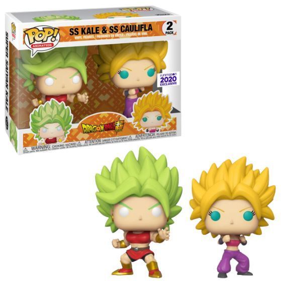 Funko POP! Animation: DragonBall Z - SS Kale & SS Caulifla (Funimation 2020)[2 Pack]