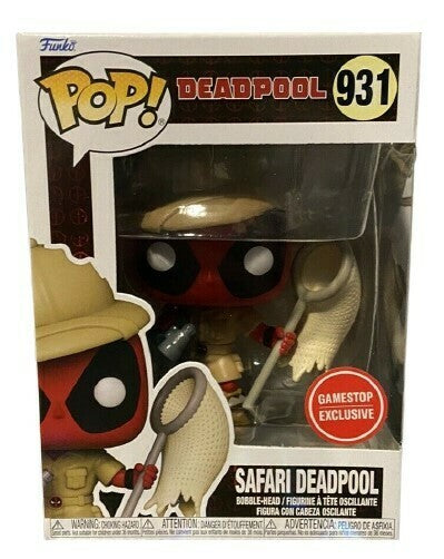 Funko POP! Deadpool: Safari Deadpool (Gamestop) #931