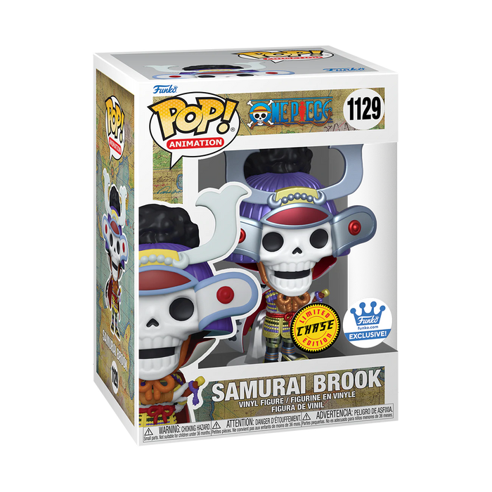 Funko POP! Animation: One Piece - Samurai Brook [Metallic](CHASE)(Funko)(Damaged Box) #1129