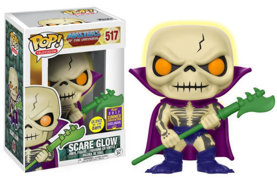 Funko POP! Television: Masters Of The Universe - Scare Glow (GITD)(2017 Summer Convention)(Damaged Box) #517