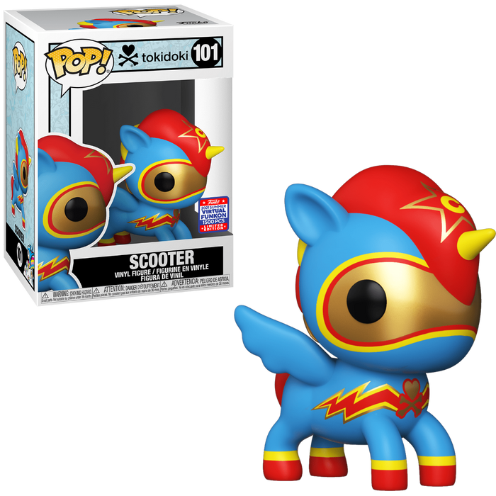 Funko POP! Tokidoki: Scooter (2021 Virtual Funkon 1500 PCS)(Damaged Box) #101