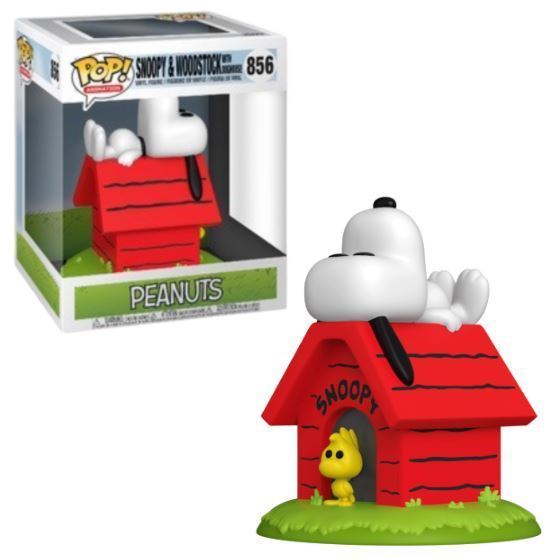 Funko POP! Animation: Peanuts - Snoopy & Woodstock With Doghouse #856
