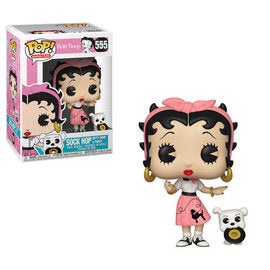 Funko POP! Animation: Betty Boop - Sock Hop Betty Boop & Pudgy (Damaged Box) #555