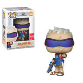 Funko POP! Games: Overwatch - Soldier 76 (2018 Summer Convention)(Damaged Box) #346