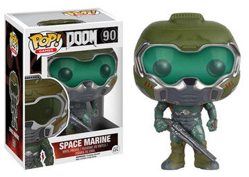 Funko POP! Games: Doom - Space Marine (Damaged Box) #90