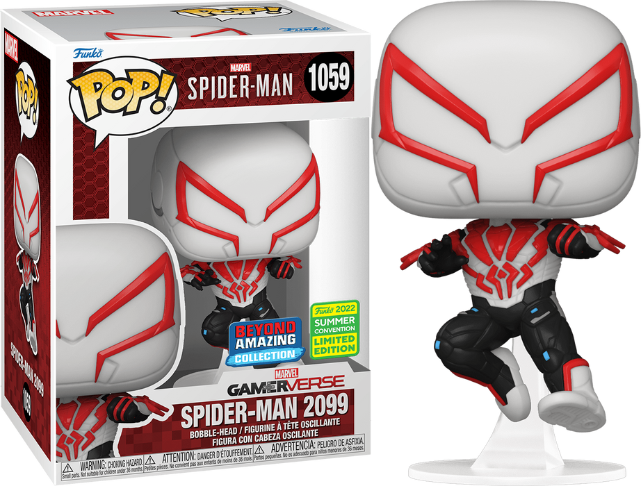 Funko POP! Marvel: Spider-Man - Spider-Man 2099 (Beyond Amazing Collection)(2022 Summer Convention)(Damaged Box) #1059