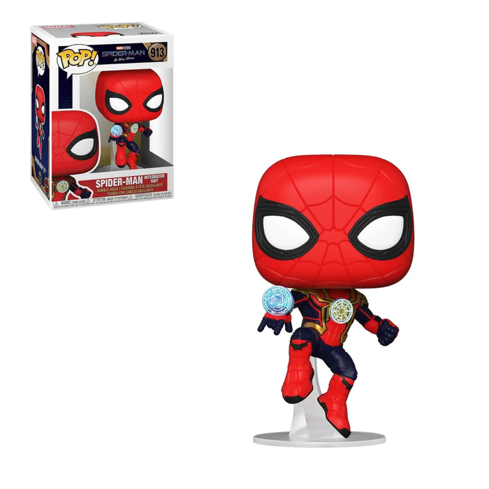 Funko POP! Spider-Man No Way Home: Spider-Man [Integrated Suit](Damaged Box) #913