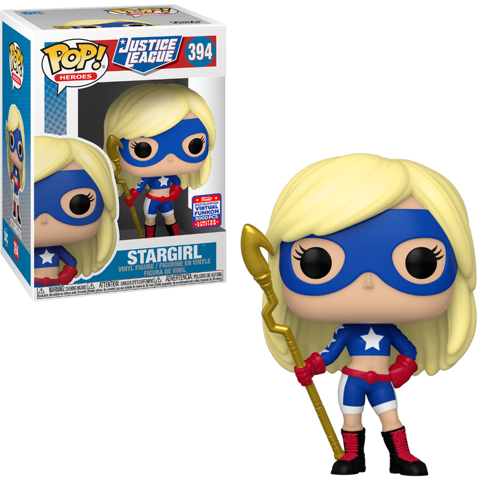 Funko POP! Heroes: Justice League - Stargirl (2021 Summer Virtual Funkon)(5000 Pcs)(Damaged Box) #394