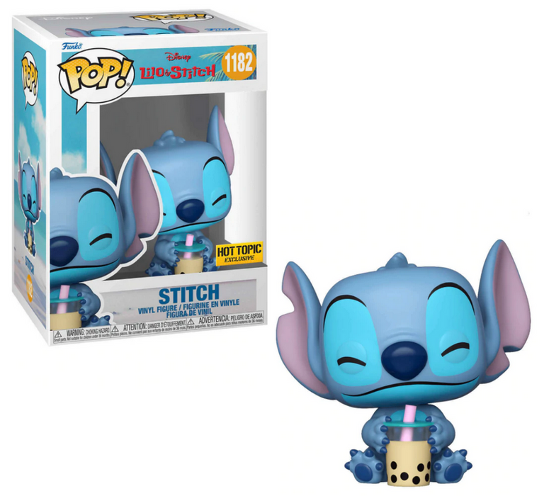 Funko POP! Disney: Lilo & Stitch - Stitch with Boba (Hot Topic) #1182