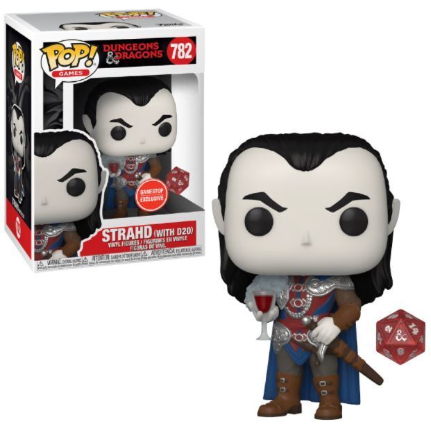 Funko POP! Games: Dungeons & Dragons - Strahd [With D20](Gamestop)(Damaged Box) #782