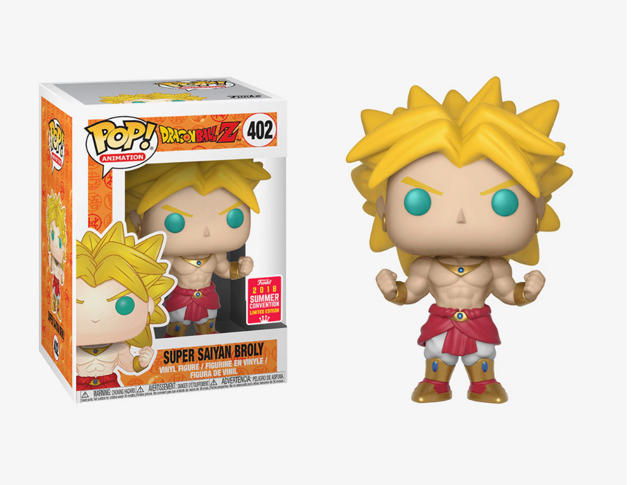 Funko POP! Animation: Dragonball Z - Super Saiyan Broly (2018 Summer Convention) #402