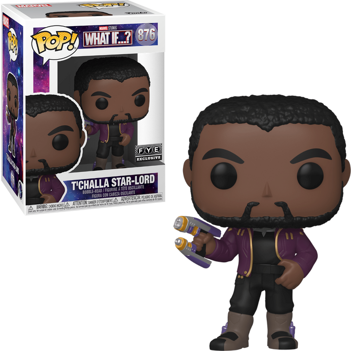 Funko POP!  Marvel: What If...? - T'Challa Star-Lord (FYE) #876