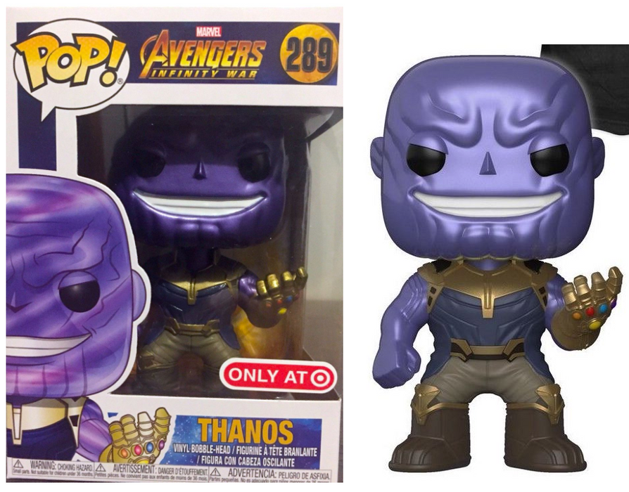 Funko POP! Avengers Infinity War - Thanos [Metallic] (Target) #289