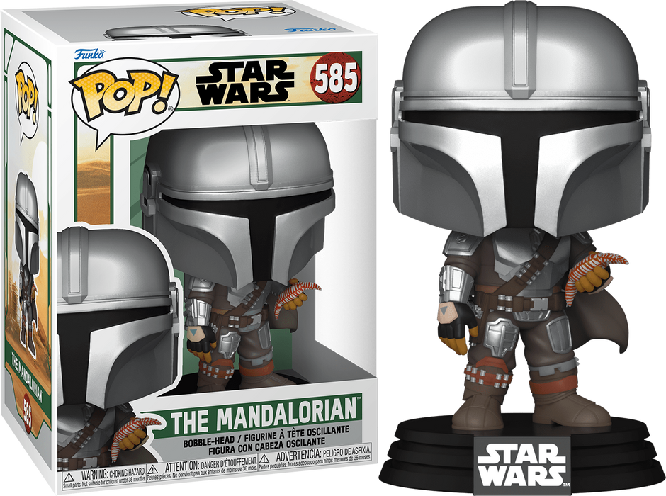 Funko POP! Star Wars: The Mandalorian with Pouch #585