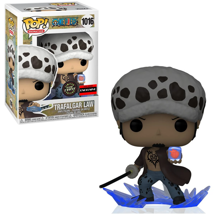 Funko POP! Animation: One Piece - Trafalgar Law (GiTD)(AAA Exclusive)(CHASE)(Damaged Box) #1016