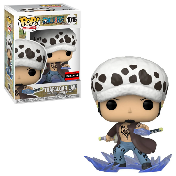 Funko POP! Animation: One Piece - Trafalgar Law (AAA Exclusive)(Damaged Box) #1016