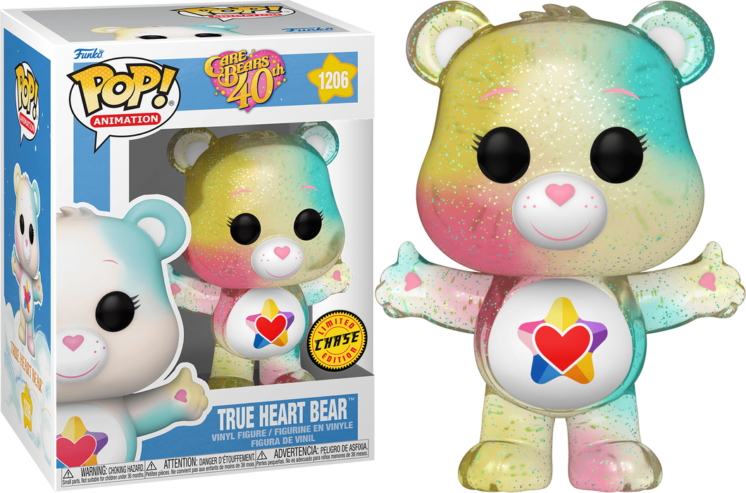 Funko POP! Animation: Care Bears 40th - True Heart (CHASE) #1206