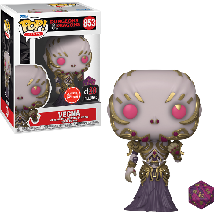 Funko POP! Games: Dungeons & Dragons - Vecna (d20)(GameStop) #853