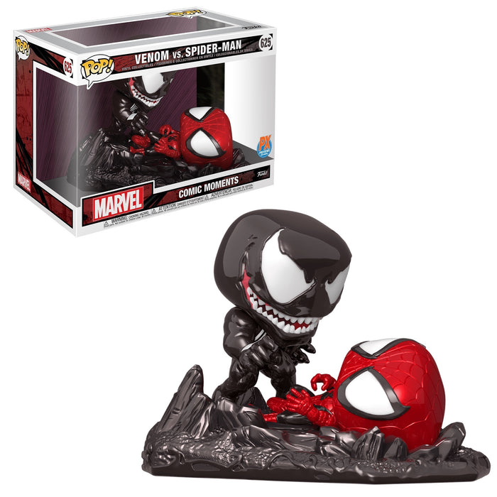 Funko POP! Marvel: Comic Moments - Venom vs Spider-Man (PX Previews)(Damaged Box) #625