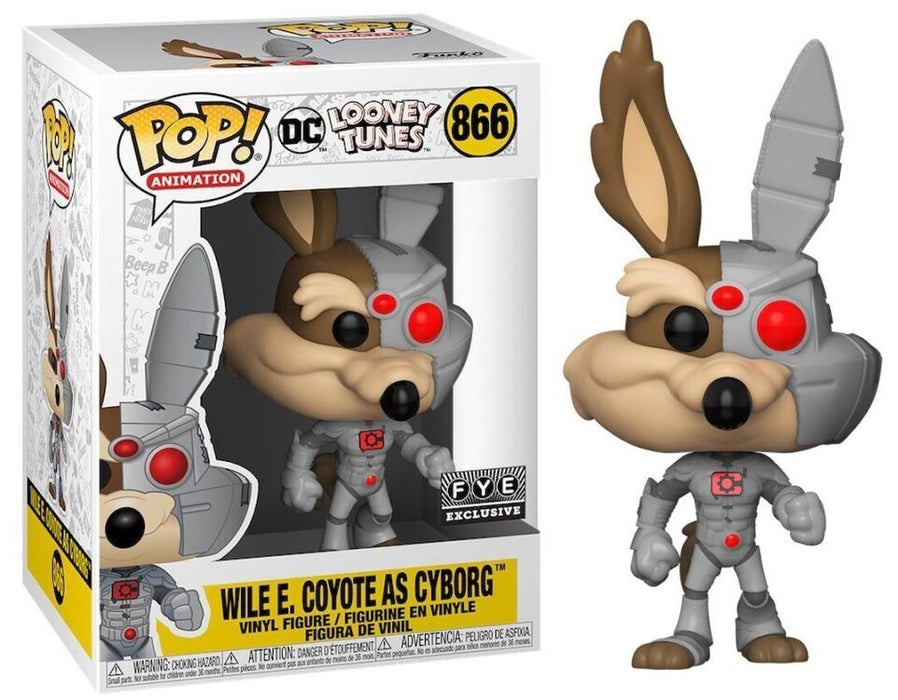 Funko POP! Animation: DC Looney Tunes - Wile E. Coyote As Cyborg (F.Y.E) #866