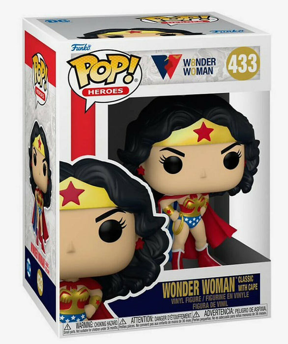 Funko POP! Heroes: Wonder Woman - Wonder Woman [Classic w/ Cape] #433