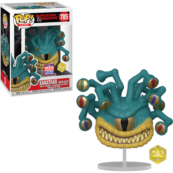 Funko POP! Games: Dungeons & Dragons - Xanathar w/ D20 (2021 Summer Convention)(Damaged Box) #785