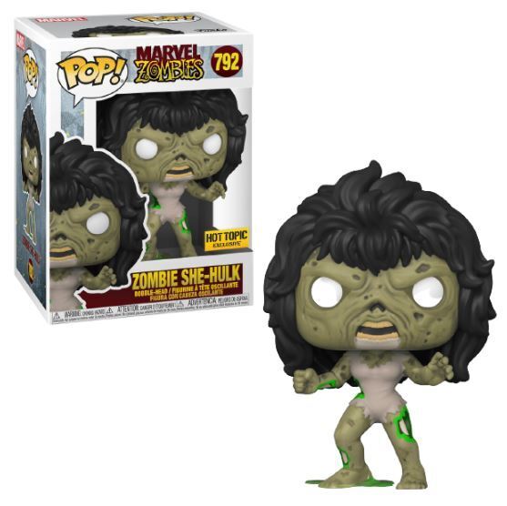 Funko POP! Marvel Zombies: Zombie She-Hulk (Hot Topic)(Damaged Box) #792