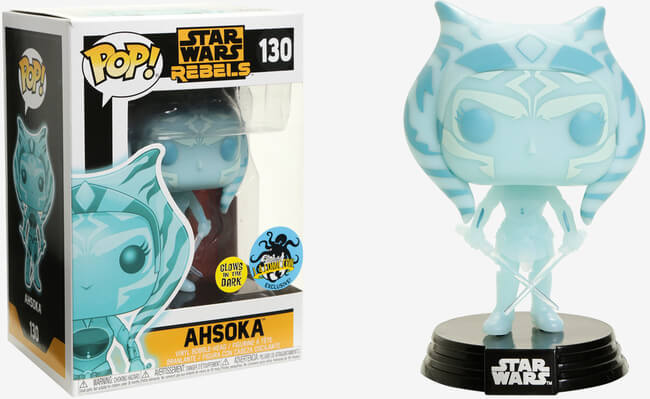 Funko POP! Star Wars Rebels: Ahsoka (GiTD)(LA Comic Con)(Damaged Box)[A] #130