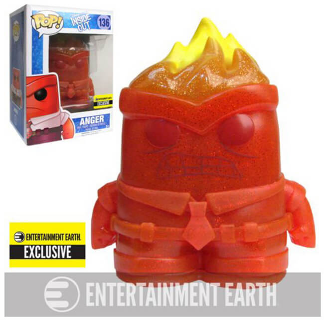 Funko POP! Inside Out: Anger (Entertainment Earth)(Damaged Box) #136