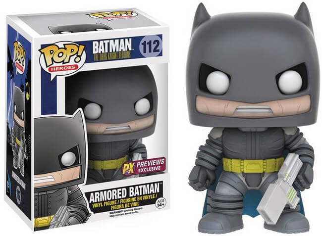 Funko POP! Heroes: Batman The Dark Knight Returns - Armored Batman (PX Preview)(Damaged Box) #112