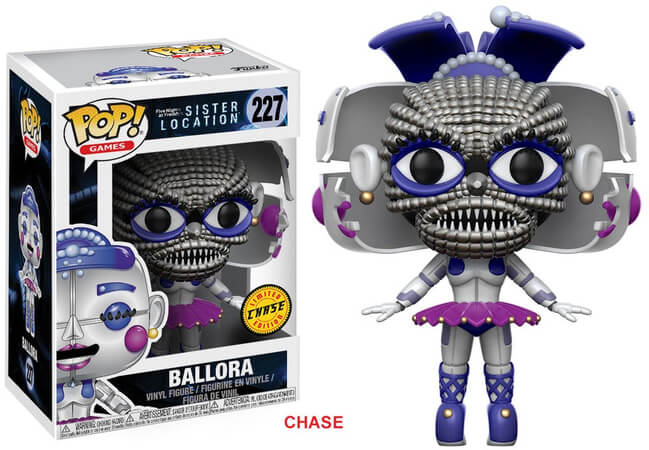 Funko POP! Games: Five Nights at Freddys Sister Location - Ballora (CHASE)(Damaged Box) #227