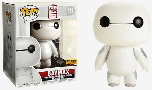 Funko POP! Big Hero 6: Baymax [6 Inch](Diamond Collection)(Hot Topic)(Damaged Box) #111