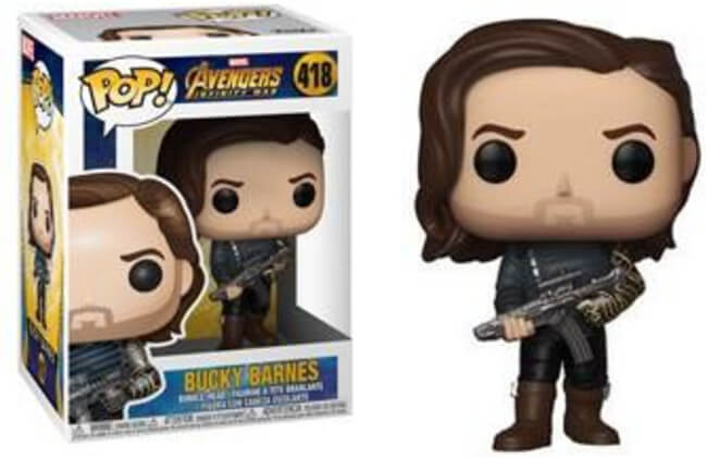 Funko POP! Avengers Infinity War - Bucky Barnes [w/ Gun](Damaged Box) #418