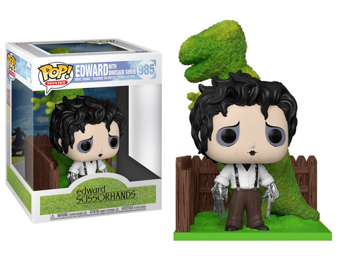 Funko POP! Movies: Edward w/ Dinosaur Shrub (Damaged Box) #985