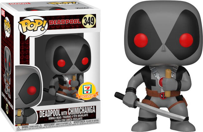 Funko POP! Deadpool: Deadpool with Chimichanga (7-11)(Damaged Box) #349