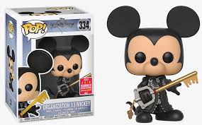 Funko POP! Kingdom Hearts: Organization 13 Mickey (2018 Summer Convention)(Damaged Box) #334