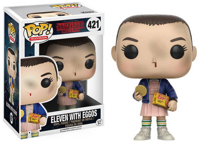 Funko POP! Television: Stranger Things - Eleven w/ Eggos (Damaged Box) #421